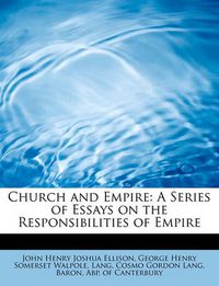 Cover image for Church and Empire