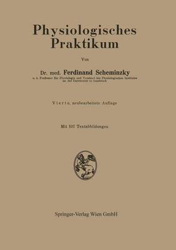 Cover image for Physiologisches Praktikum