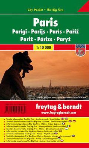 Cover image for Paris  City Pocket + the Big Five Waterproof 1:10 000