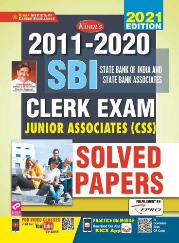 Cover image for SBI & SBI Associates Clerk-Sol Papers-E-2020-21