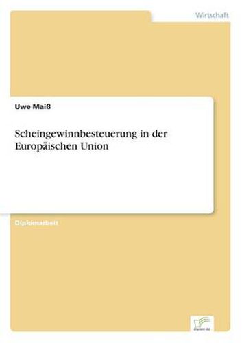 Cover image for Scheingewinnbesteuerung in der Europaischen Union