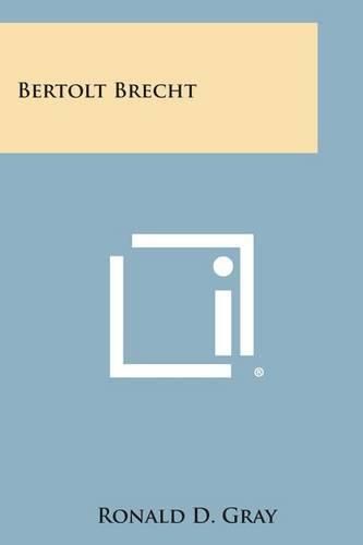 Cover image for Bertolt Brecht