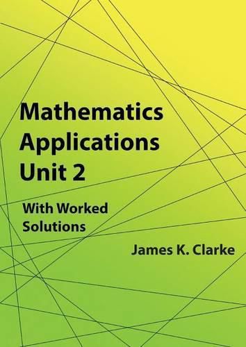 Cover image for Mathematics Applications Unit 2