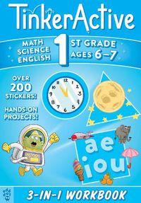 Cover image for Tinkeractive Workbooks: 1st Grade Bind-Up: Math, Science, English Language Arts