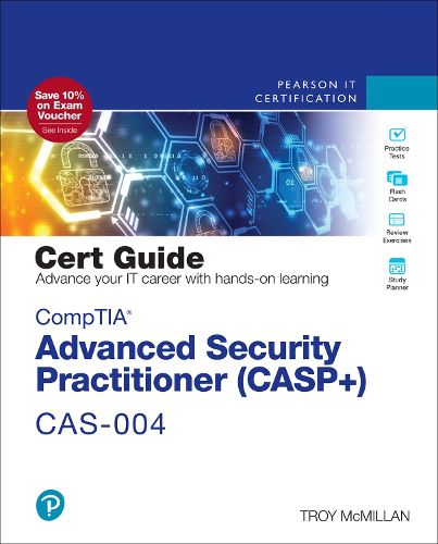 Cover image for CompTIA Advanced Security Practitioner (CASP+) CAS-004 Cert Guide