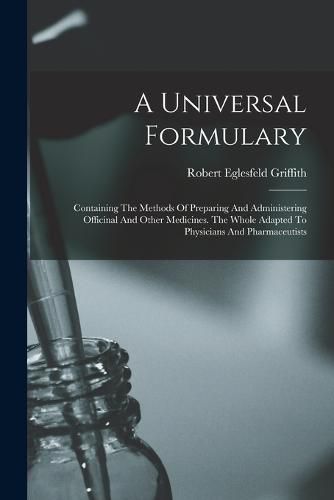 Cover image for A Universal Formulary