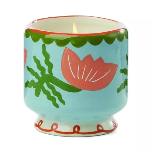 Cover image for Cactus Flower Adopo 8oz Flower Ceramic Candle