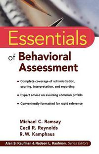 Cover image for Essentials of Behavioral Assessment