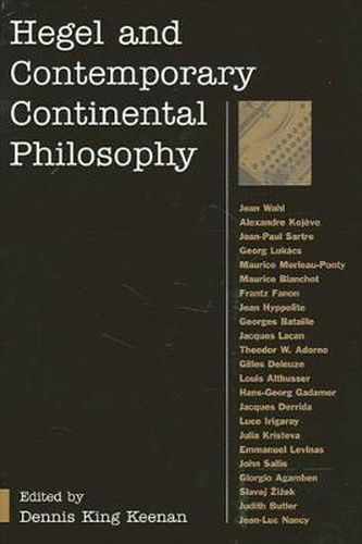 Cover image for Hegel and Contemporary Continental Philosophy