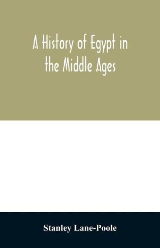 Cover image for A history of Egypt in the Middle Ages