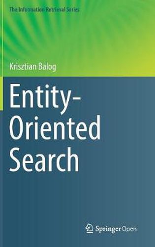 Cover image for Entity-Oriented Search